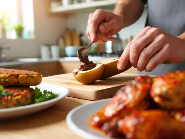 Daily menu, August 21: a delightful journey from raw papaya shami kabab to spicy roast chicken and chocolate stuffed pears