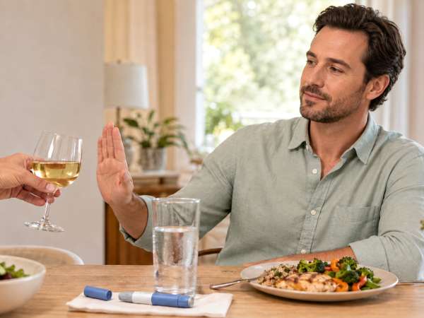 Can you drink alcohol while on GLP-1 medications? Experts explain risks, symptoms and precautions