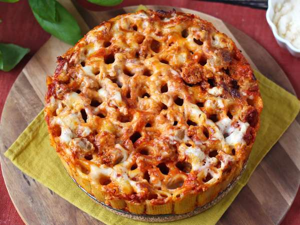 It looks like a special-occasion dinner, but this rigatoni is pure comfort