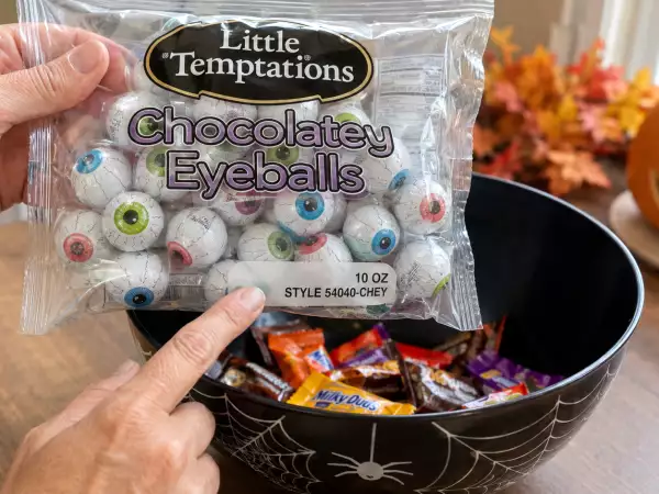 Filling a Halloween candy bowl? Check Little Temptations eyeballs for undeclared milk