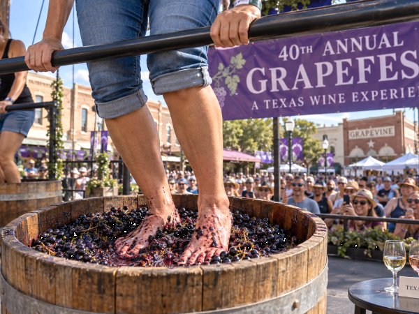 GrapeFest turns 40 Thursday: plan Texas wines, tastings and grape stomping first