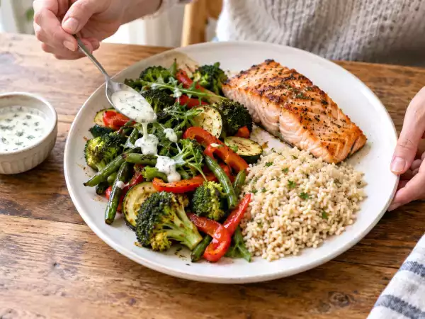 Does filling half your plate with vegetables make you lose weight? Not by itself