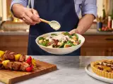 Daily Menu, May 29: a delightful journey from duck salad to pear tart