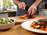 Articles: Tagesmenü, 16. Mai: frischer Salat, buntes Pfannengemüse und köstlicher French Toast