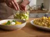 Articles: June 20 daily menu: start with creamy corn soup and finish with a light, zesty fruity salad