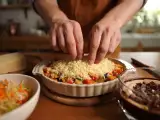 Articles: Try today's 23 June menu: cabbage stir-fry, ratatouille crumble and indulgent coffee creams