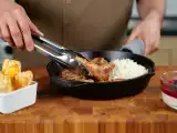 Articles: Daily Menu, June 24: delightful cheese biscuit sticks, grilled pork chops, and panna cotta