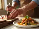 Articles: Daily menu, July 17: a delightful blend of flavors with chorizo muffins, prawn stir fry, and pear cake