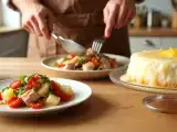 Articles: Daily menu, August 16: refreshing potato salad, flavorful steamed chicken, and zesty angel food cake