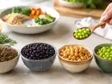 Articles: How much protein and fibre do lentils, beans, chickpeas and edamame actually give per portion?