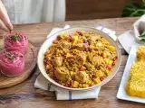 Articles: Daily menu, October 4: vibrant beet verrines, spiced chicken, and delightful pineapple cake