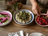 Articles: Daily menu, October 7: elegant beet ravioli, creamy mushroom risotto, and cranberry apple relish