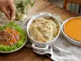 Articles: Daily menu, October 17: carrot tuna salad, creamy mushroom crepes and American pumpkin pie