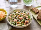 Articles: Daily menu, October 27: crunchy coleslaw, colorful rice salad and oat-almond bars
