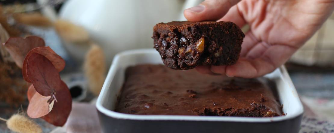 This brownie is baked with an Air Fryer!