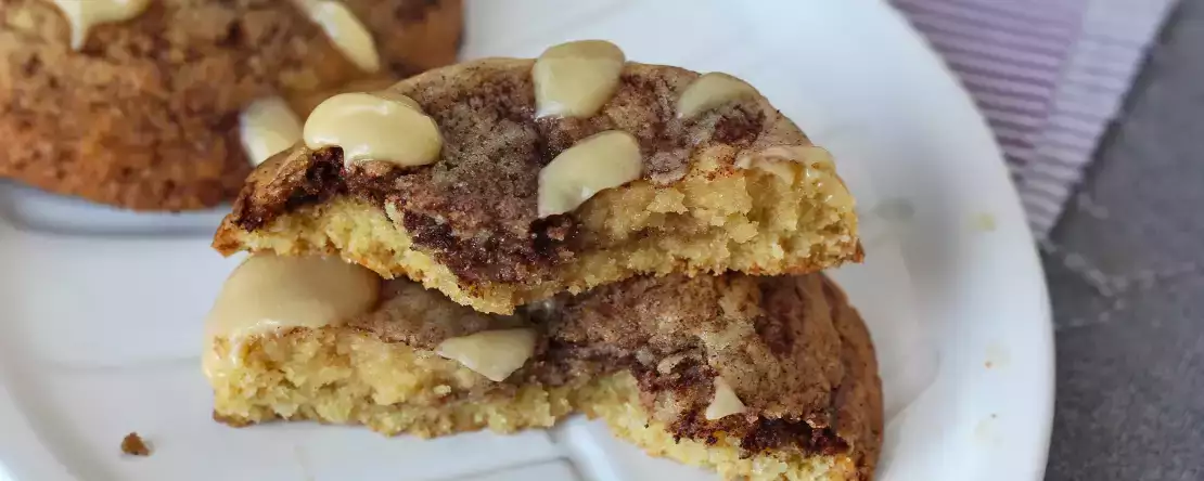 Cinnamon roll-style cookies, the best fall recipe