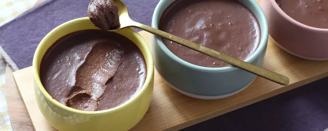 Chocolate banana cream dessert with just 3 ingredients!
