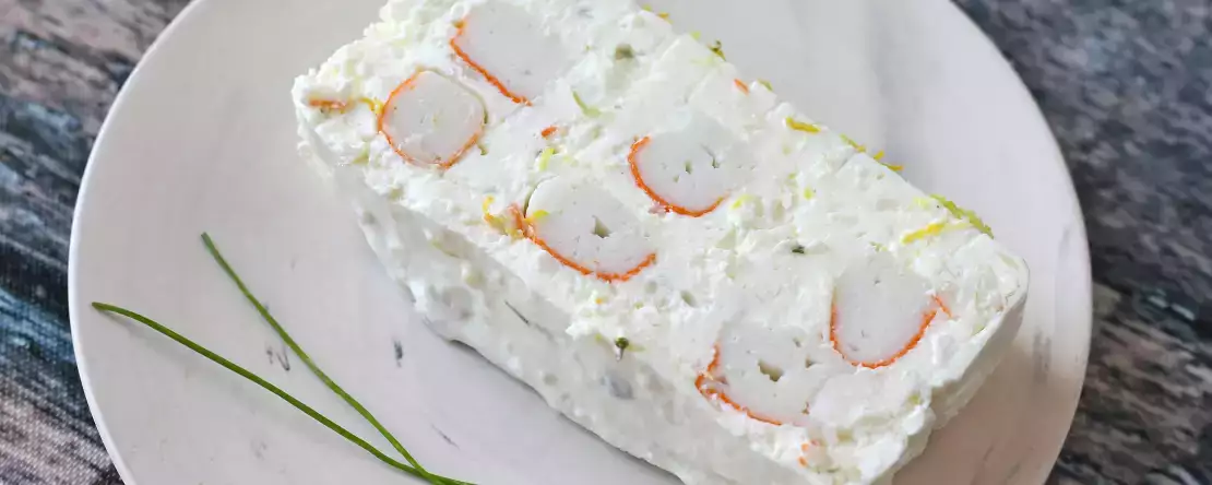 No-bake surimi terrine: an easy cold appetizer perfect for summer