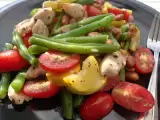 Recipe Summer vegetable chicken saute
