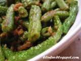 Recipe Stir fry sabah snake beans with dried shrimps