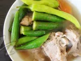 Recipe Sinigang na buto-buto ng baboy (pork bones in tamarind broth)