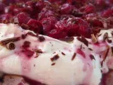 Recipe Chocolate pavlova with sour cherry