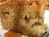 Recipe Apple butter cake with cream caramel sauce