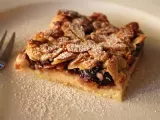 Recipe Storecupboard baking: black cherry & almond slice