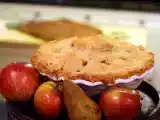 Recipe Spiced apple and pear pie
