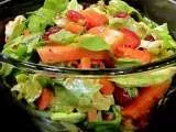 Recipe Raw Fruit and Greens with Papaya Seed Dressing