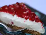 Recipe Pomegranate cheesecake dessert--a delicious mood enhancer