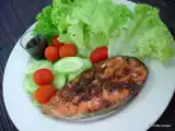 Recipe Balsamic-glazed salmon