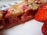 Recipe Tarta de ruibarbo y fresas - rhubarb and strawberry pie
