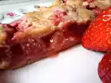 Recipe Tarta de ruibarbo y fresas - rhubarb and strawberry pie