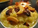 Recipe Happy Dussehra / Vijaya Dasami _ Paala Bellam Pongal ~ Rice Pudding ~ Sweet rice with milk, jaggery, dried fruits and nuts ~ An offering to Durga maa!
