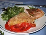 Recipe Spanish style stuffed red peppers