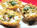 Recipe Lachha tokri- chaat in a crunchy edible bowl!