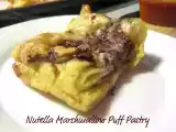Recipe Nutella marshmallow puff pastry