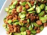 Recipe Petai with minced meat