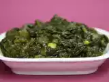 Recipe Afghan spinach with coriander--or the other way around