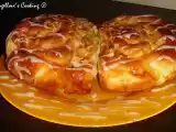 Recipe Caramel apple cinnamon rolls with raisins and walnuts