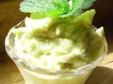 Recipe Lime, kiwi fruit & mint sorbet