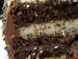 Recipe Chocolate cake with coconut and chocolate filling