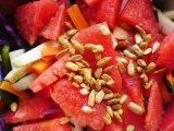 Recipe Watermelon, zuccini, carrot salad