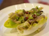 Recipe Endive boats with avocado, pomegranate, & crab salad gluten