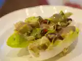 Recipe Endive boats with avocado, pomegranate, & crab salad gluten