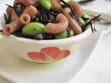 Recipe Edamame, hijiki, pomegranate-infused pasta salad