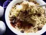 Recipe Pear & chocolate crumble...perfect for the season!
