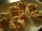 Recipe Salmon mousse in phyllo cups