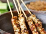 Recipe Easy pan-grilled chicken satay